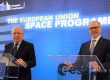ESA Director General Dr Josef Aschbacher (right) and EU Commissioner for Defence and Space Andrius Kubilius at the 17th European Space Conference, Brussels, 28 January 2025 © ESA-M.Polo