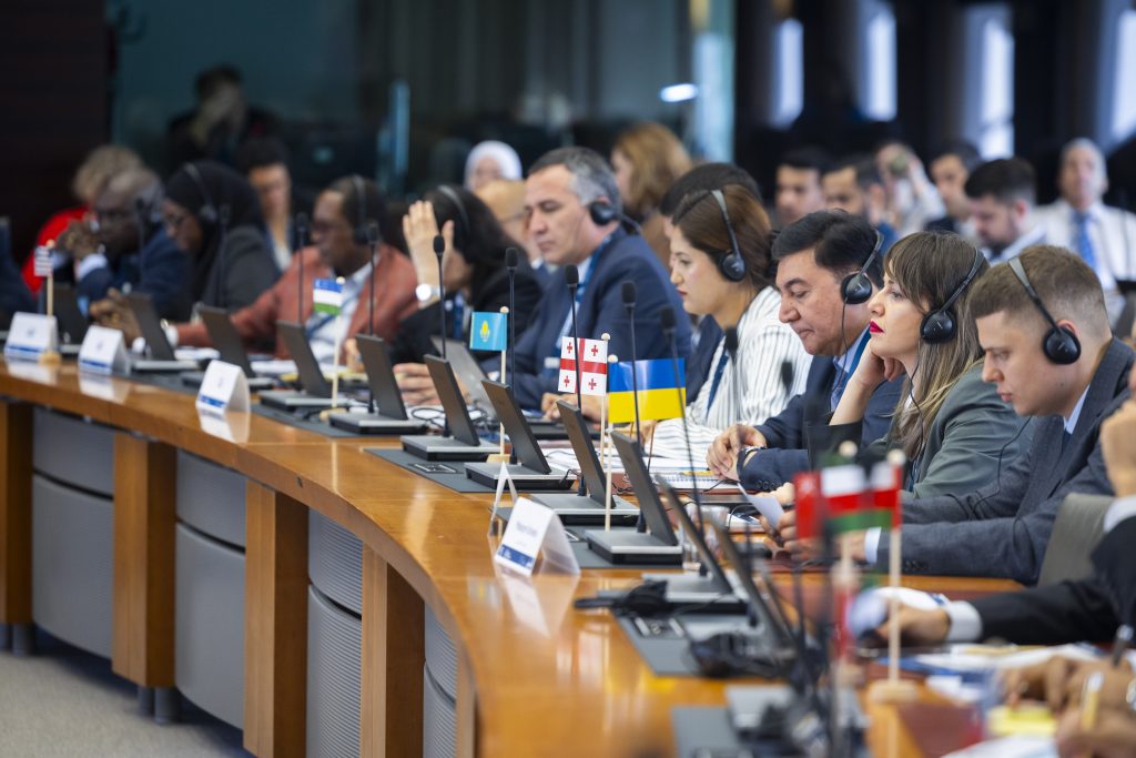 International participants at the high-level conference organised by the EU CBRN Centres of Excellence Initiative in May 2025 in Brussels © Bernal Revert for the EU