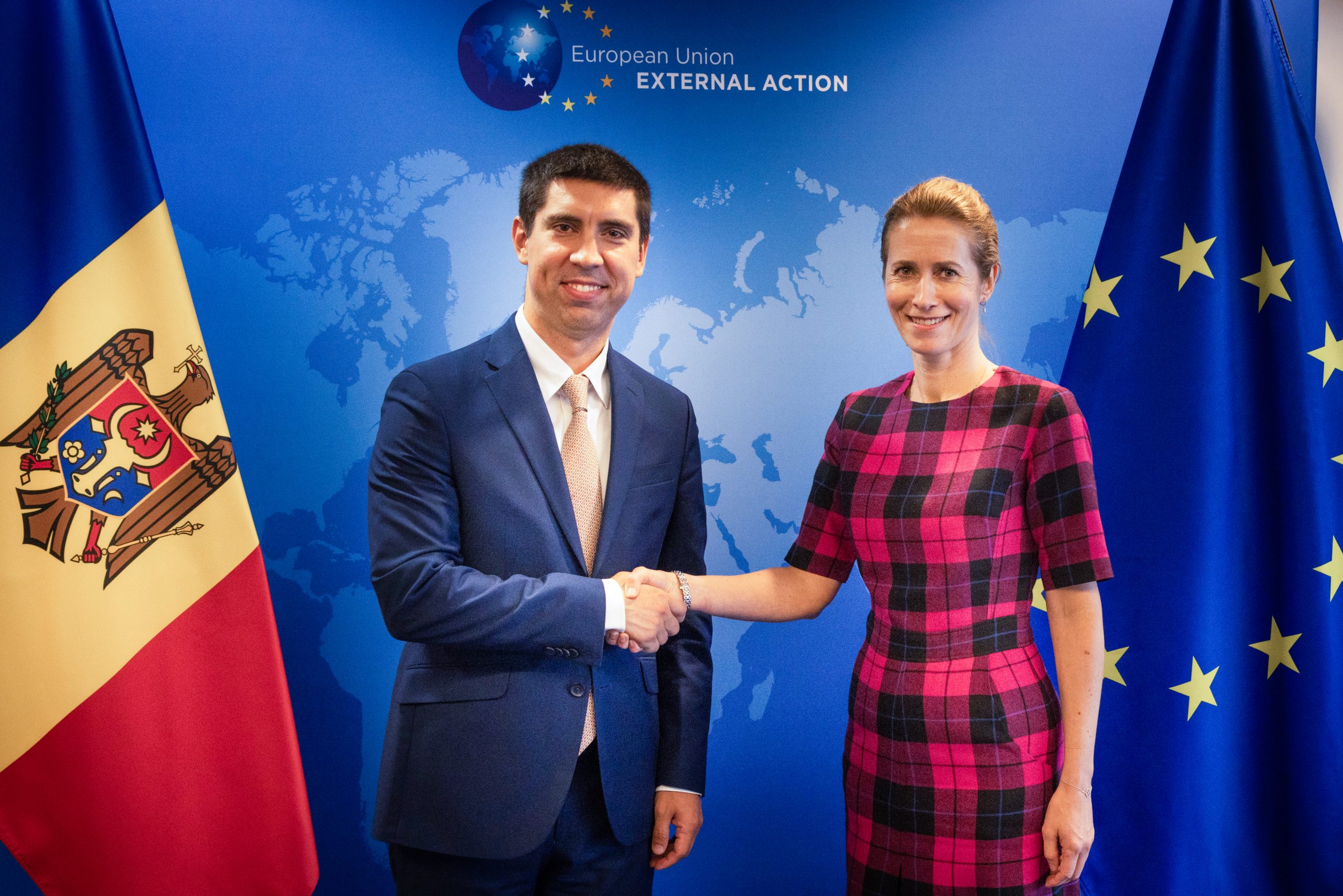 Moldova’s Foreign Affairs Minister Mihai Popșoi meeting with EU High Representative Kaja Kallas in Brussels, July 2025 © European Union, 2025