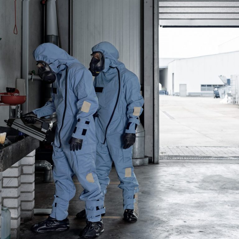 Blücher protective suits used by the OPCW © Blücher GmbH Blücher protective suits used by the OPCW © Blücher GmbH
